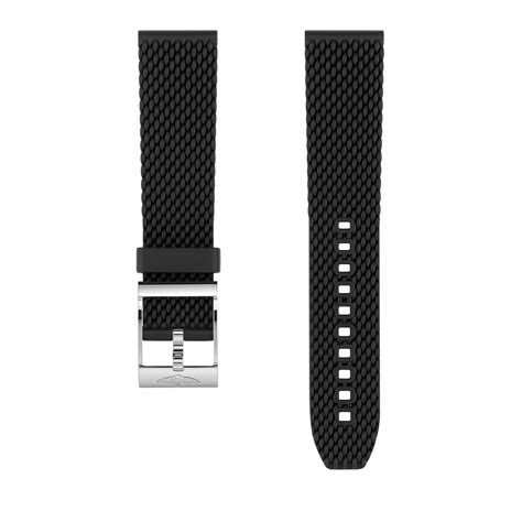 breitling 278s|Black Mesh Rubber Strap .